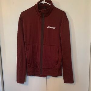 Adidas Terrex Burgundy Jacket